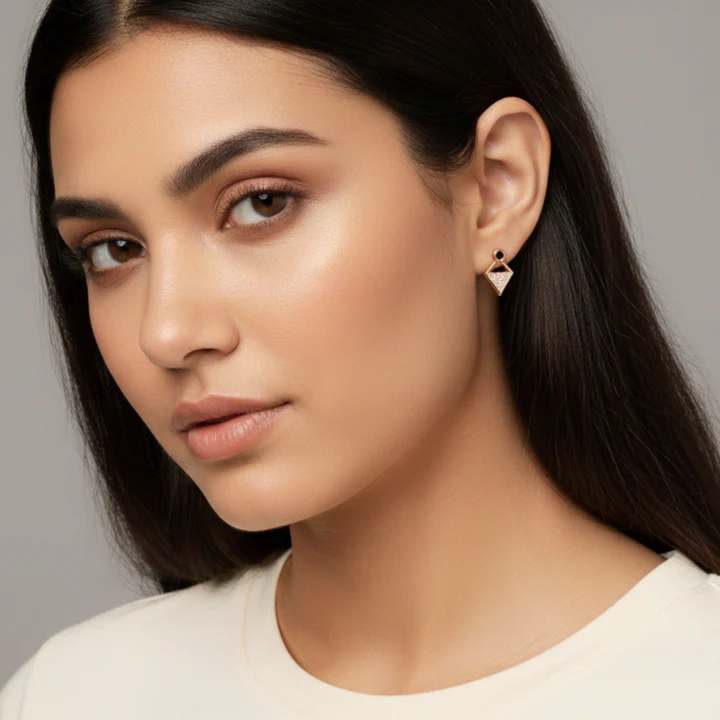 Diamond Glam Earrings - Image 2